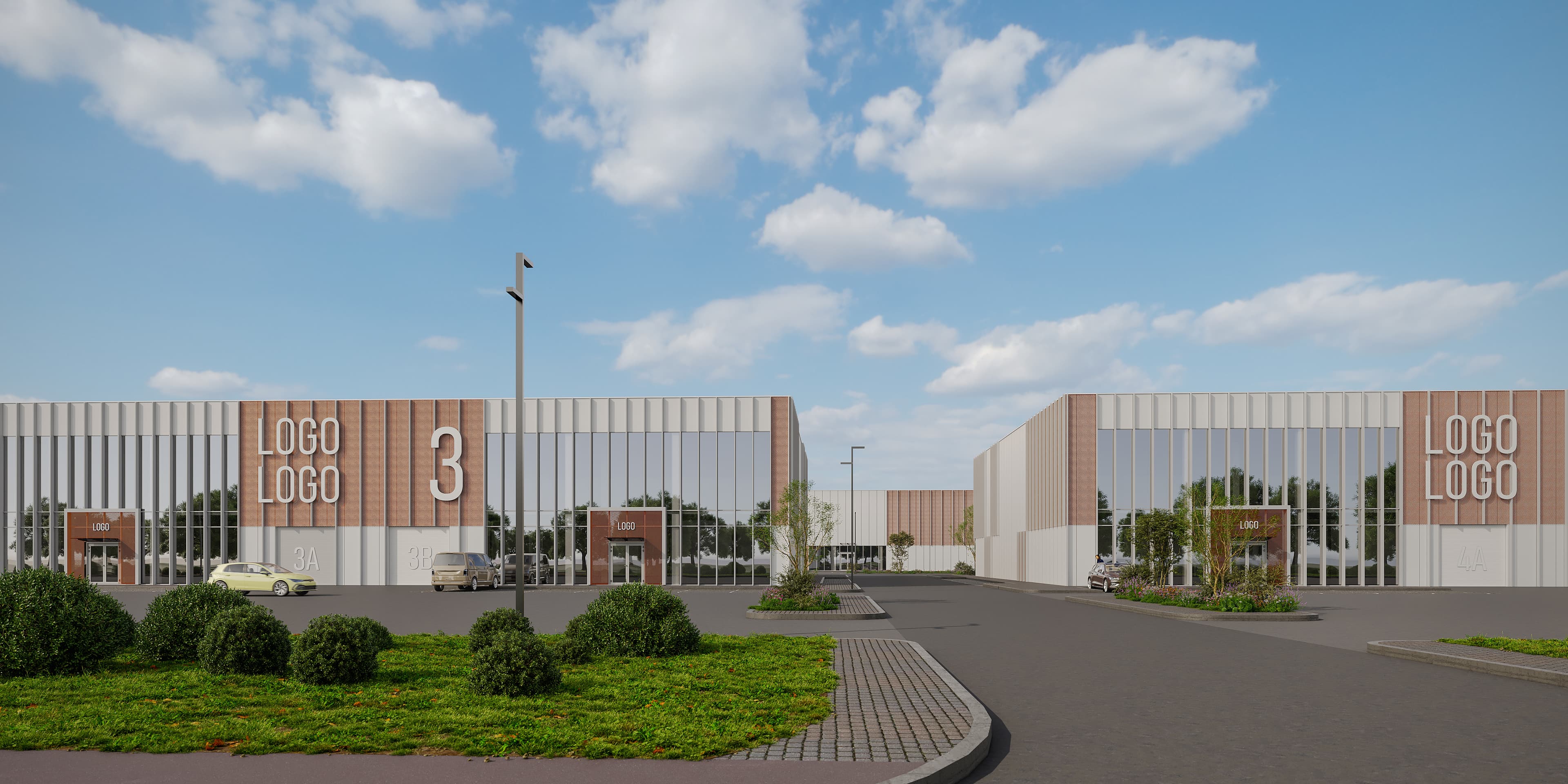 Klaipėda HUB — pastatų vaizdas